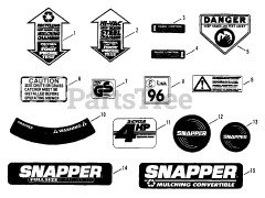 Snapper ELW 400 (80460) - Snapper 20" Walk-Behind Mower, 4hp