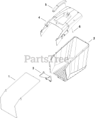 Toro 21027 - Toro 43cm Emotion Walk-Behind Mower (SN: 290003001 - 290999999) (2009) Grass Bag Assembly