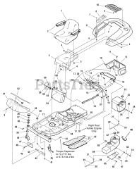 Craftsman 107.277721 (2690520) - Craftsman ZTS7500 Series 44" Zero-Turn Mower, 20hp Kohler (2005)