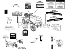 MasterCut by MTD 13AJ795S059 - MasterCut by MTD Lawn Tractor (2013) (Blain Supply)