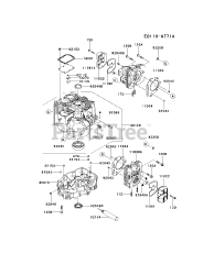 Kawasaki FX850V-AS02 - Kawasaki Engine CYLINDER/CRANKCASE