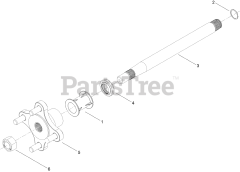 Toro 120-7932 - Toro Replacement Axle Kit for TimeCutter Mower