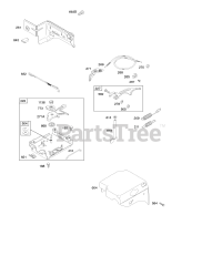 Briggs & Stratton 213432-0100-E1 - Briggs & Stratton Horizontal Engine Controls, Governor Spring