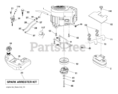 Husqvarna GT 48 DXLS (960430231-00) - Husqvarna 48" Garden Tractor (2016-09) ENGINE