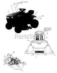 Simplicity 1692157 - Simplicity Regent 36" Lawn Tractor, 12hp