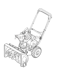 Yard Machines 31A-3CAD729 - Yard Machines Snow Thrower (2006) (Home Depot)