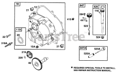 Briggs & Stratton 190402-6131-01 - Briggs & Stratton Horizontal Engine