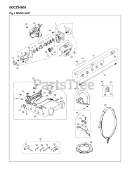 RedMax SGCZ 2460 S - RedMax Reciprocator Trimmer (SN: 00100101 & Above) (2010-04)