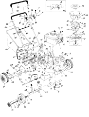 Lawnflite 115-314-132 - Lawnflite Walk-Behind Mower (1985) (Allied Hardware)