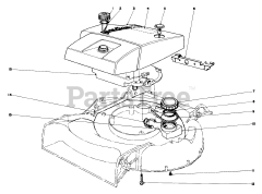 Toro 21173 - Toro Guardian Walk-Behind Mower (SN: 003000001 - 003999999) (1973)