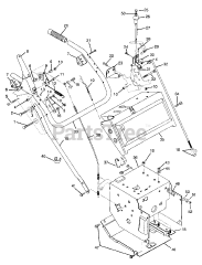 Ariens 932033 (ST 724) - Ariens 24" Snow Blower, 7hp Tecumseh (SN: 000101 & Above)
