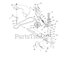 Gravely 892051 - Gravely Peco 3-Bag Bagger (SN: 001000 & Above)