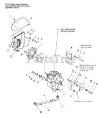 AGCO 918 H (1692848) - AGCO 48" Garden Tractor, 18hp Hydrostatic Pump Group