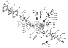 Echo PB-400 - Echo Backpack Blower (SN: 001001 - 054522)