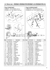 RedMax EBZ 8001-CA - RedMax Backpack Blower, CARB (SN: 70400101 - 81000000) (2007-04)