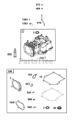 Briggs & Stratton 104M02-0253-H5 - Briggs & Stratton Vertical Engine Cylinder Group