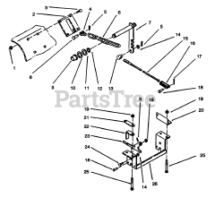 Toro 79370 - Toro 36" Tiller for 300 Series Tractors (SN: 039000001 - 039999999) (1993)