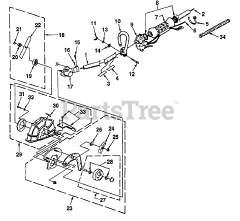 Homelite PSE 3000 (UT-20610-A) - Homelite Edger Handles, Boom And Head