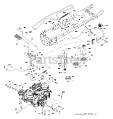 Poulan Pro PP 19A42 (960460078-00) - Poulan Pro Lawn Tractor (2015-09)