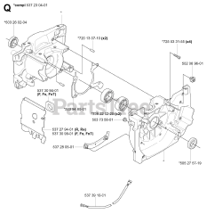 Husqvarna 343 F - Husqvarna Brush Cutter (SN: 20043100001 - 20064000000) CRANKCASE