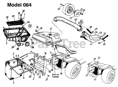 MTD 190-064-000 - MTD Grass Catcher Assembly (1994)