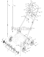 Craftsman 247.282820 (16CG5AMQ099) - Craftsman Lawn Dethatcher (2009) (Sears)