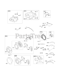 Briggs & Stratton 15A114-0119-E8 - Briggs & Stratton Horizontal Engine