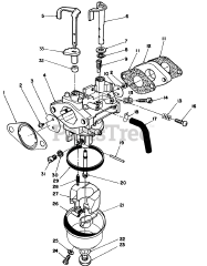 Toro 26620 C - Toro Walk-Behind Mower (SN: 009000001 - 009999999) (1989) Carburetor Assembly (engine No. Vmj8)