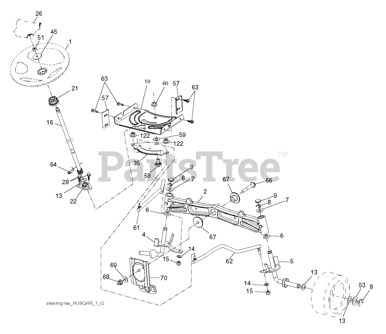 Husqvarna YTH 18542 (960430184-00) - Husqvarna 42