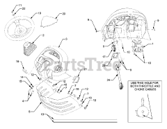 Cub Cadet GT 3204 (14A-671-710) - Cub Cadet Garden Tractor Dash Panel