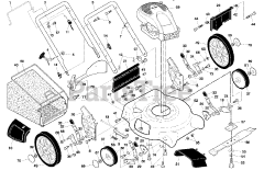 Poulan Pro PR 600N21RH (961320023-01) - Poulan Pro Walk-Behind Mower (2007-03) Rotary Lawn Mower