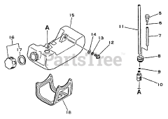 Echo SRM-1500 - Echo String Trimmer (Original Version) Fuel System