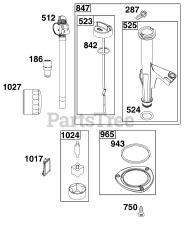 Briggs & Stratton 44T977-0033-B1 - Briggs & Stratton Vertical Engine Lubrication Group