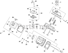 Kohler CH740-3172 - Kohler Command PRO Engine, Made for Metalcraft Of Mayville, 25hp, 725cc Cylinder Head/ Breather Group 4-24-205