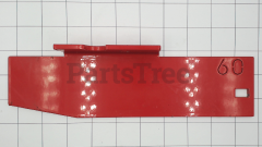 Gravely 00374153 Discharge Baffle, 60" Deck Red