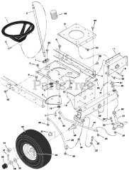 Murray 38500x92A - Murray 38" Lawn Tractor (1997)