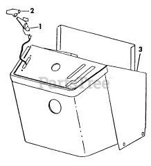 Cub Cadet 81 (0350003U) - Cub Cadet Lawn Tractor Engine Controls &amp; Pedestal