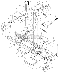 Scotts 405002x31A - Scotts 40" Lawn Tractor (2002) Mower Housing Suspension
