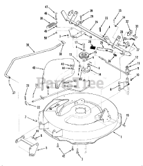Toro 35-37SL02 - Toro 37" Side-Discharge Mower Deck (1990)