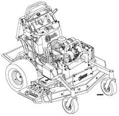 Exmark VTS691CKA48400 - Exmark 48" Vantage S-Series Stand-On Mower, Kawasaki FX691V (SN: 315000000 - 315999999) (2015)