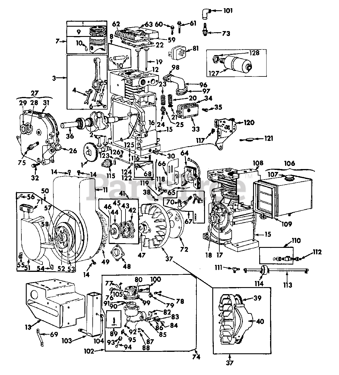 International Engine Parts Diagrams